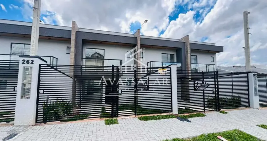 Sobrado de alto padrão com 3 quartos, no bairro alto boqueirão, curitiba - pr