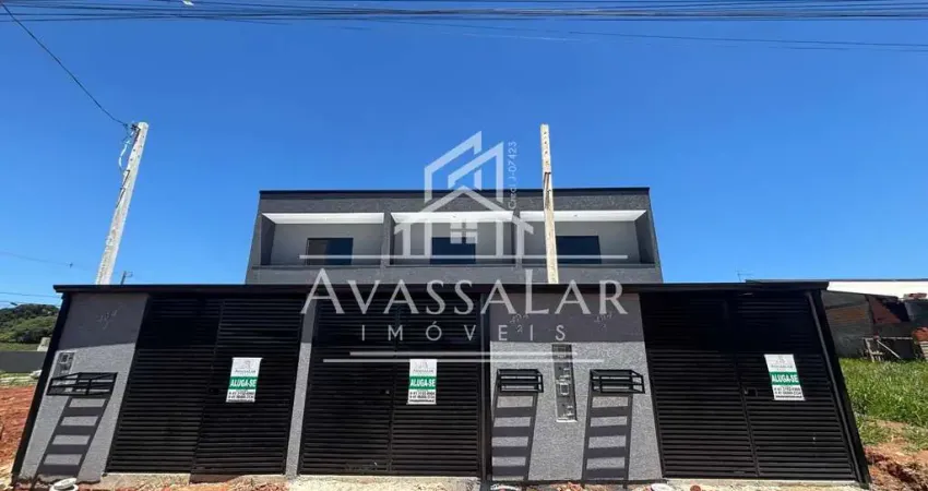 Sobrado com 3 quartos para locação, eucaliptos, fazenda rio grande- pr