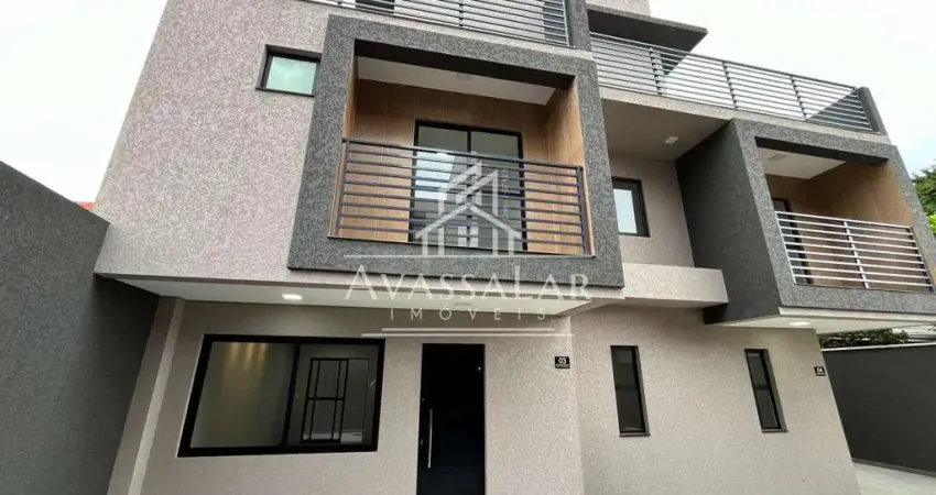 Sobrado com 3 dormitórios sendo 1 suíte com terraço 1 vaga de garagem - pinheirinho