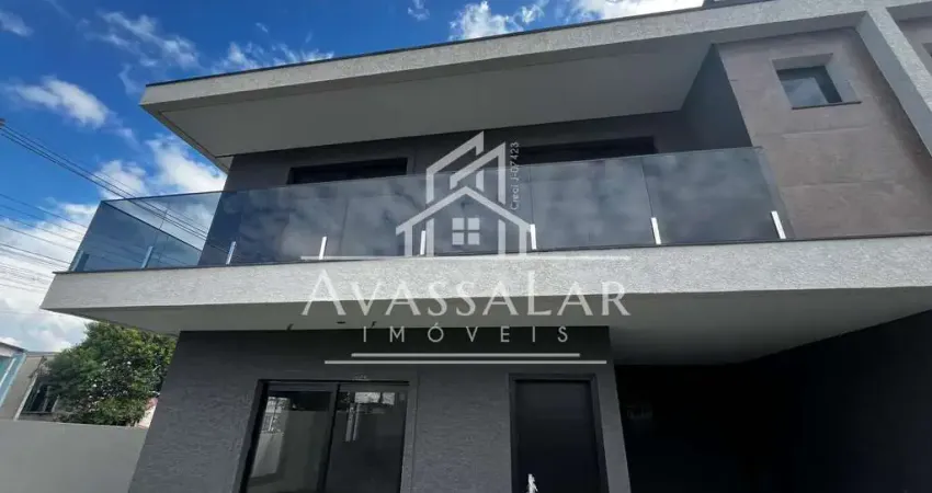 Sobrado com 3 quartos e terraço a venda no bairro ganchinho, curitiba -pr