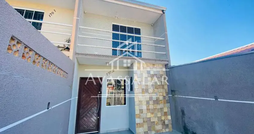 Sobrado com 2 dormitorios e vaga de garagem bairro ganchinho, sitio cercado