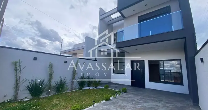 Sobrado à venda alto padrão, eucaliptos, fazenda rio grande - pr