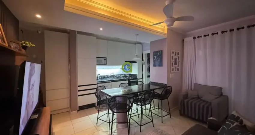 Apartamento semimobiliado com área gourmet e garagem coberta - canasvieiras/sc