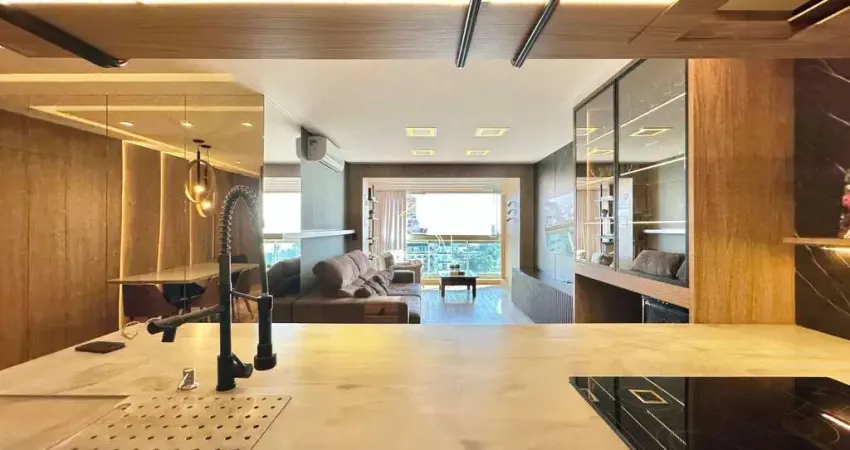 Apartamento mobiliado 3 dormitórios com suíte, 2 vagas em Barreiros-São José-Santa Catarina