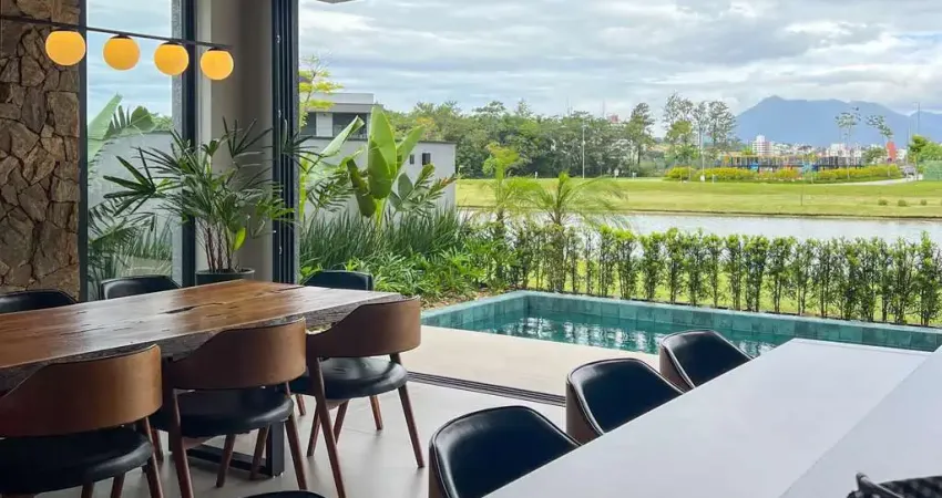 Casa semi-mobiliada pronta para morar, 4 suítes, Reserva da Pedra