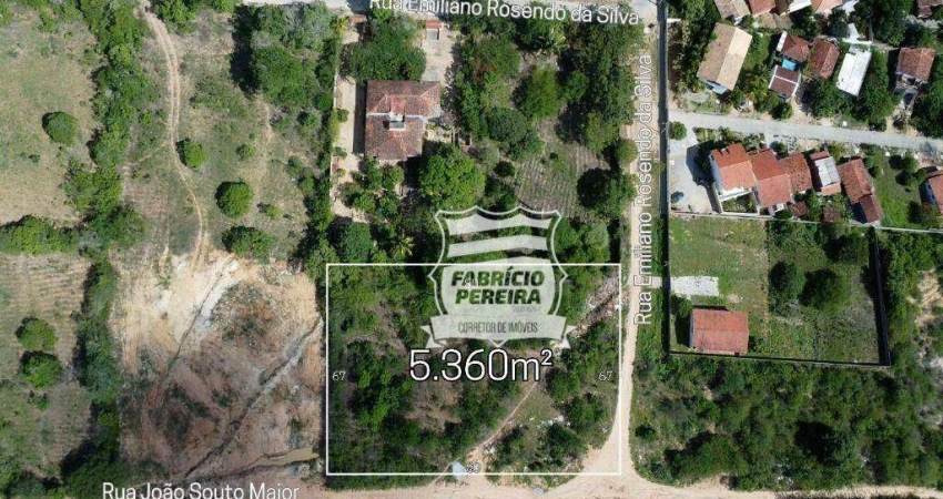 Terreno à venda, 5360 m² por R$ 320.000,00 - Novo Bodocongó - Campina Grande/PB