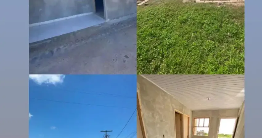 CASA NOVA SENDO CONSTRUIDA HA 100 METROS DO MAR ESCRITURADA