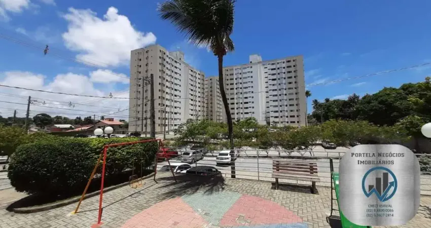Apartamento para venda em maceió, serraria, 2 dormitórios, 1 banheiro, 1 vaga