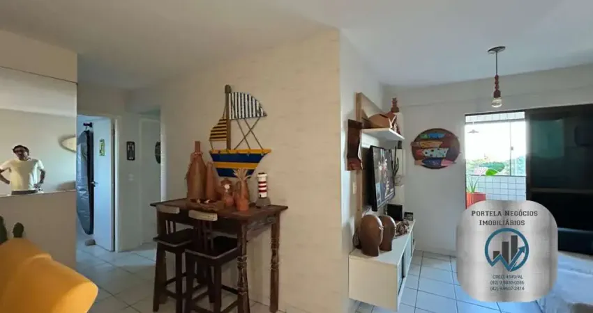 Apartamento para venda em maceió, serraria, 3 dormitórios, 1 suíte, 3 banheiros, 1 vaga