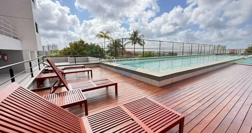 Apartamento mobiliado com vista mar, no treze de maio -joão pessoa/pb - r$ 359.000