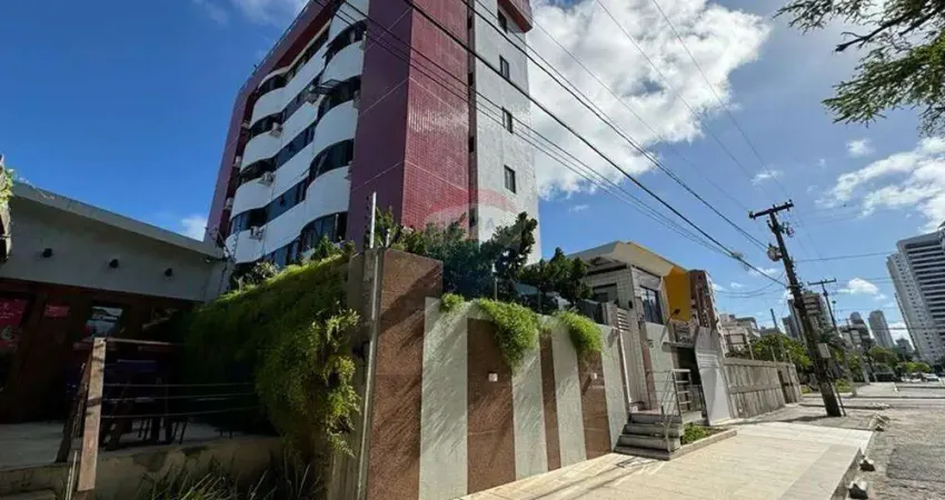 Apartamento mobiliado para locação próximo a praia, em manaíra, com 01 quarto, 45m², por r$ 2.500,00