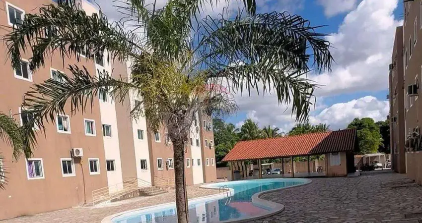 Apartamento a venda, valor reduzido no mucumagro, 4.6km da praia do sol, no residencial bellagio, com 02 quartos, 44m², por r$89mil, em joão pessoa/pb