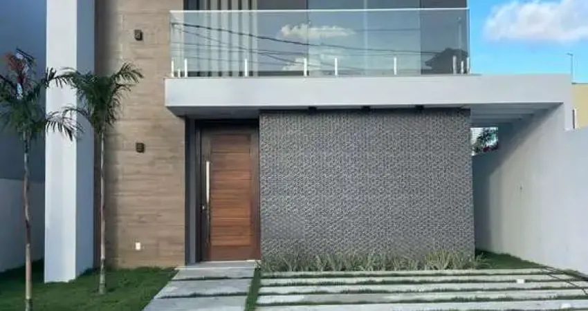 Casa em Condomínio para Venda em Camaçari, Catu de Abrantes (Abrantes), 4 dormitórios, 3 suítes, 5 banheiros, 2 vagas