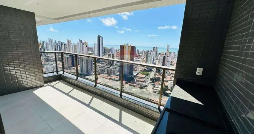 Apartamento posição nascente vista permanente a venda, brisamar - joao pessoa/pb