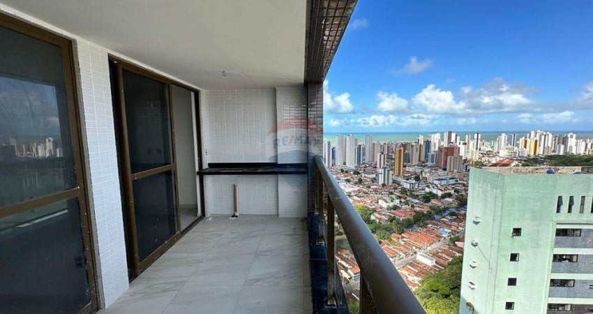 Apartamento posição sul e vista permanente a venda, Brisamar - Joao Pessoa/PB