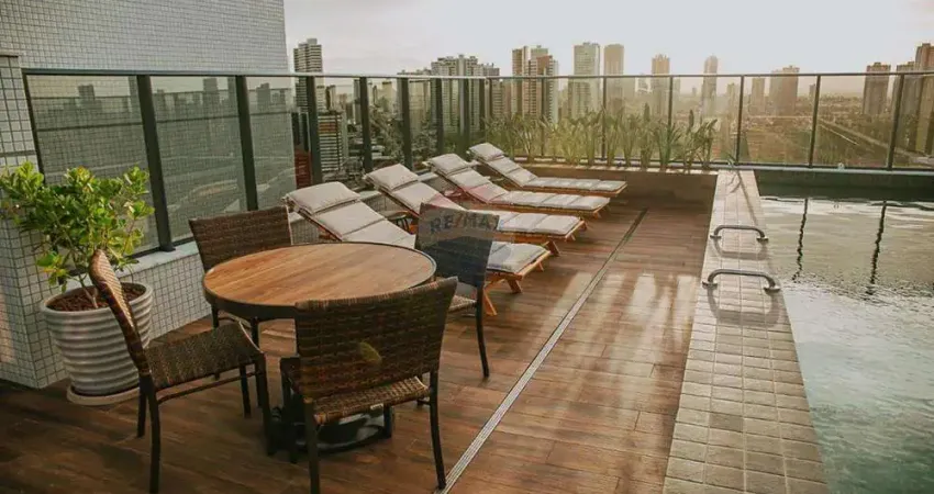 Flat com 1 quarto à venda na Rua Sidney Clemente Dore, 333, Tambaú, João Pessoa