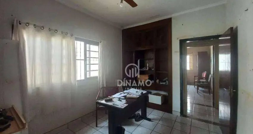 Casa + salão comercial à venda por R$ 480.000 ou aluguel por R$ 3.381/mês - Alto do Ipiranga - Ribeirão Preto/SP