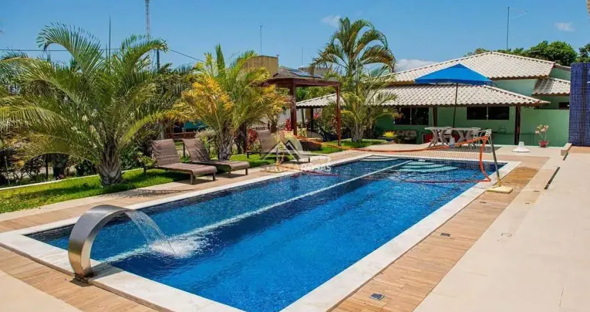 EXCLUSIVIDADE  EM BARRA DO JACUÍPE - LINHA VERDE: CASA TÉRREA 800m² COM MARINA PRIVADA – ENTREGA PO