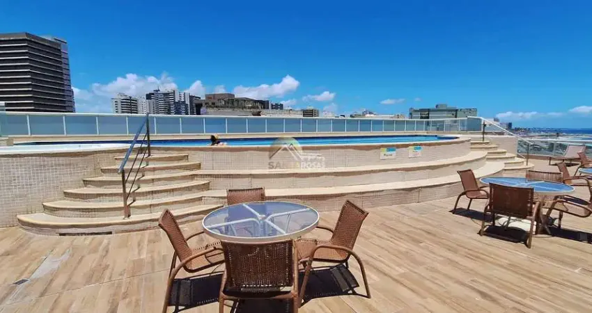 ALUGUEL DE APARTAMENTO MOBILIADO COM VISTA MAR - CONFORTO E LOCALIZAÇÃO PRIVILEGIADA NA PITUBA, SAL