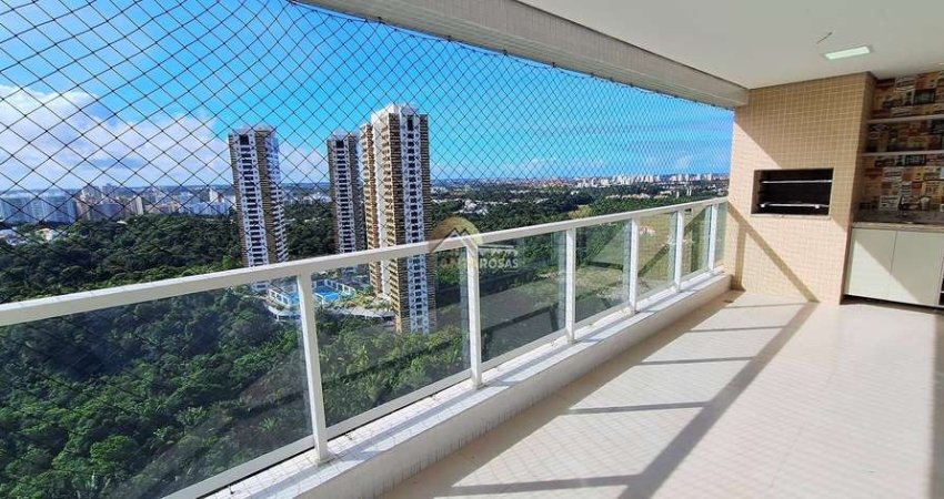 VENDO APARTAMENTO COM  130M² NO GREENVILLE PATAMARES: 3 QUARTOS (SUÍTE), VARANDA GOURMET E LAZER CO