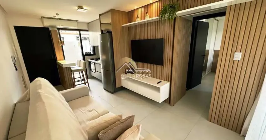 Alugo apto nascente 1/4 (50 m²) com varanda e vaga de garagem  em condomínio-clube na praia do fort