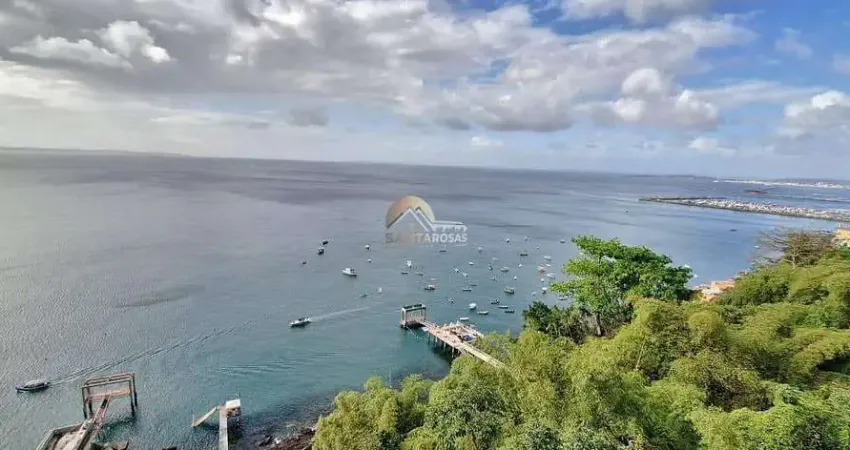 Elegância rara na vitória: 170 m², duas salas, varanda protagonista com vista mar, 4 quartos (2 suí