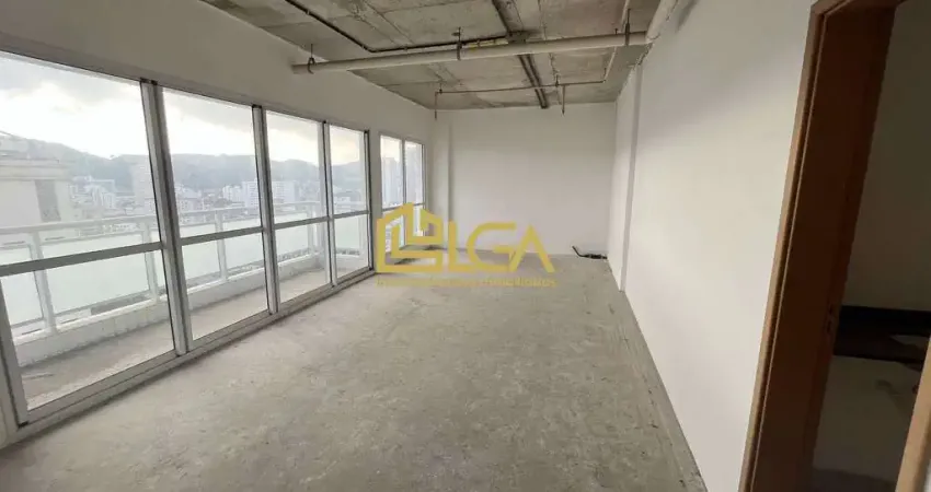 Barão Office - Sala comercial a venda, Encruzilhada, Santos | Andar alto
