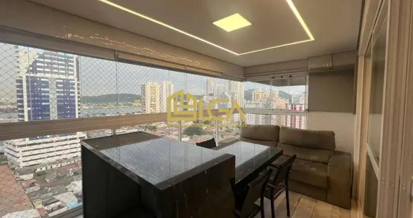 Apartamento para Locação - Ponta da Praia - Santos l Semi mobiliado