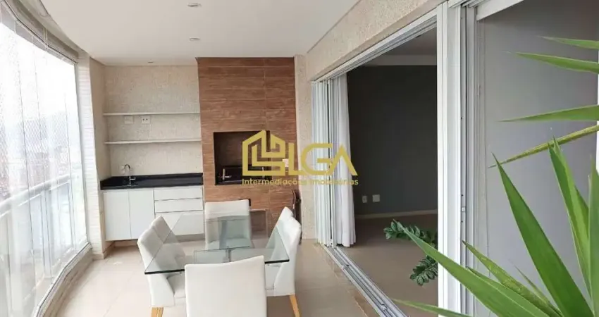 Apto 117m², varanda gourmet, 3 dorms (1 suíte) – gonzaga, santos