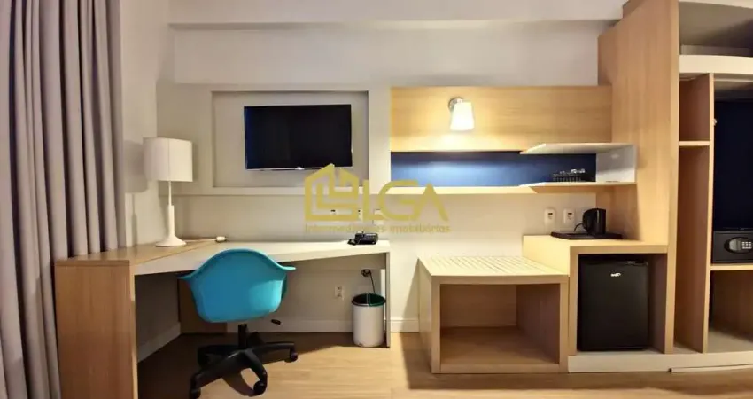 Studio mobiliado à venda no stay santos – pompeia, quadra da praia