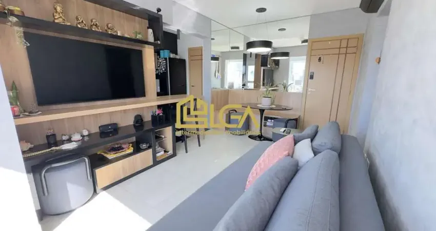 Apto 53m², varanda envidraçada e lazer completo – embaré, santos