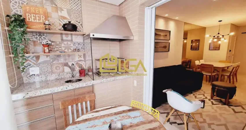 Belíssimo apartamento com 3 quartos e 3 banheiros à venda, 94 m² - pompéia