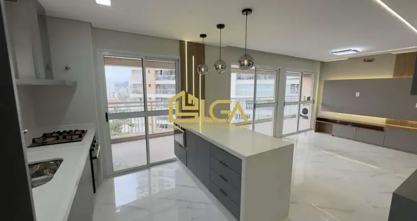 Coral Gables, 131 m², 4 quartos, varanda gourmet, 2 vagas - Gonzaga - Santos