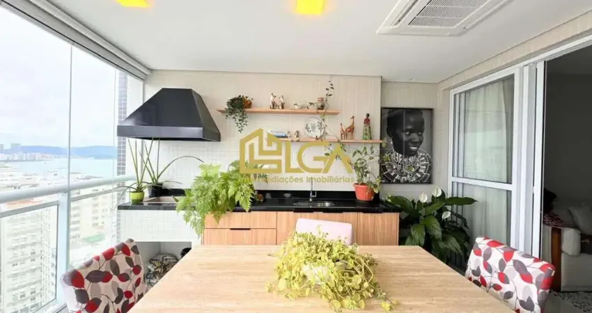 Apartamento alto padrão · 3 suítes · 134m · varanda gourmet · boqueirão – santos