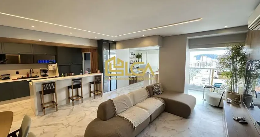 Apartamento com 116,18m² à venda no Castell di Indaiá – Gonzaga - Santos