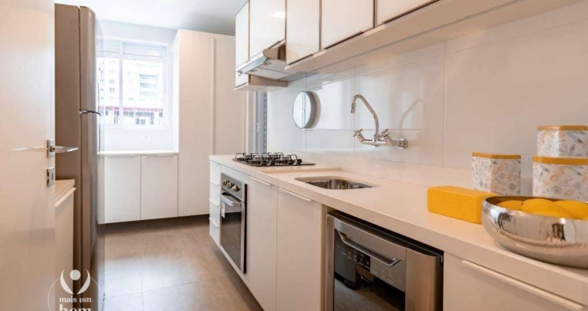 Apartamento de 117 m² com 3 quartos sendo 1 suíte, lavabo, ampla sacada c/ churrasqueira, 2 vagas de garagem á venda por R$ 1.607.428 - Batel