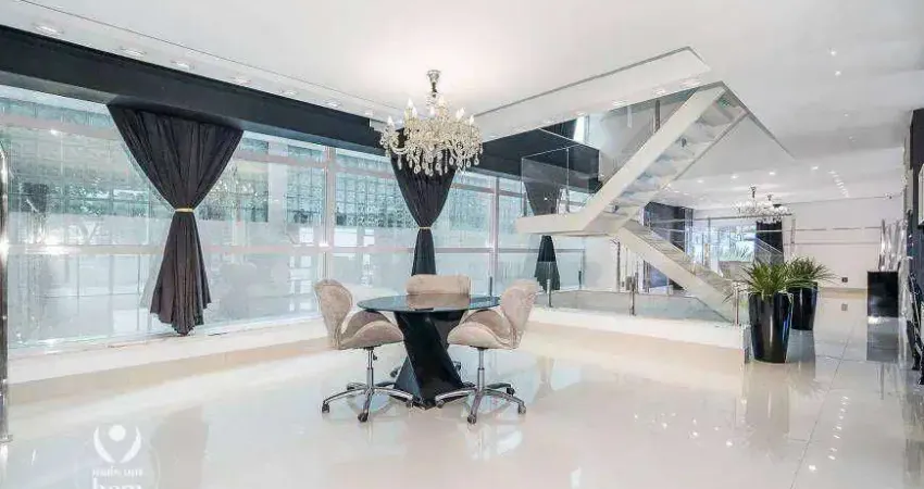 Casa com 751m², 4 suítes, piscina, 10 vagas de garagem à venda por r$ 4.000.000 - jardim social - curitiba/pr