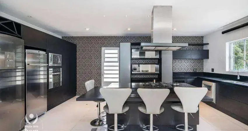 Casa com 751m², 4 suítes, piscina, 10 vagas de garagem à venda por r$ 3.500.000,00 - jardim social - curitiba/pr