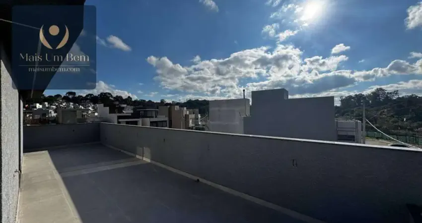 Sobrado tríplex com terraço em condomínio fechado com piscina, 3 suítes, 171 m² por r$ 1.290.000 - santa cândida - curitiba/pr