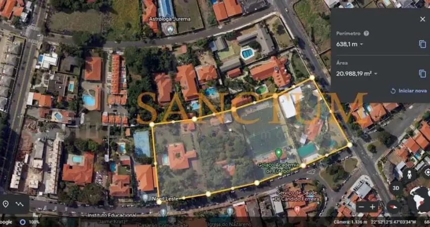 Terreno comercial à venda na Rua Padre Domingos Giovanini, Parque Taquaral, Campinas