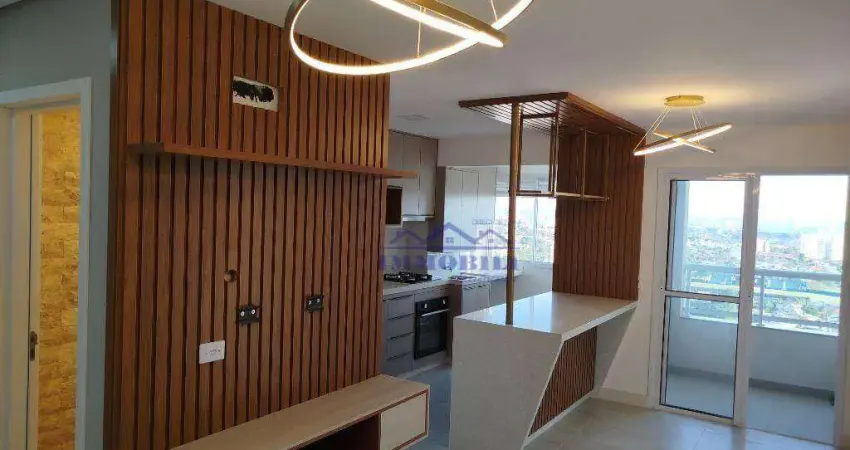Apartamento com 2 dormitórios para alugar, 68 m² por R$ 3.799/mês - Villa Branca - Jacareí/SP