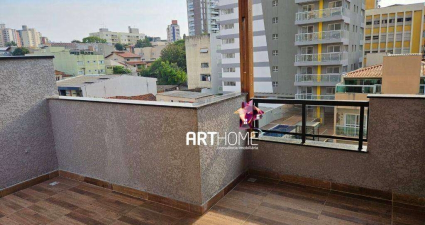 Cobertura à venda, 2 quartos, 2 suítes, 2 vagas, Vila Bastos - Santo André/SP