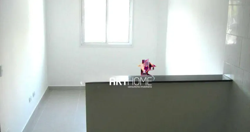 Cobertura com 2 dormitórios para alugar, 60 m² por R$ 2.500/mês - Vila Palmares - Santo André/SP