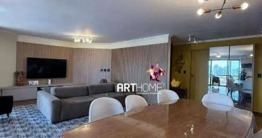 Apartamento à venda, 5 quartos, 2 suítes, 4 vagas, vila assunção - santo andré/sp