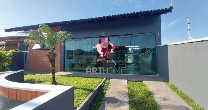 Casa Residencial com Piscina, Espaço Gourmet e 20 Vagas em Balneário São João Batista, Peruíbe