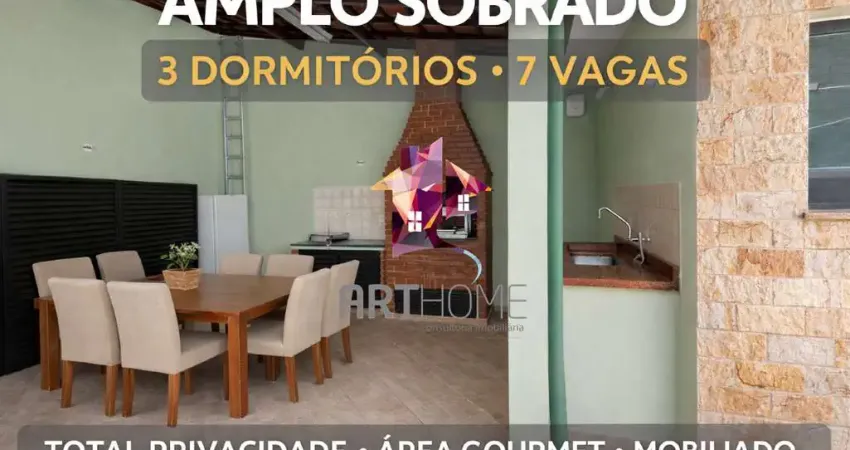 Sobrado Amplo com 7 Vagas e Espaço Gourmet na Vila Helena – Segurança e Conforto para sua Família!