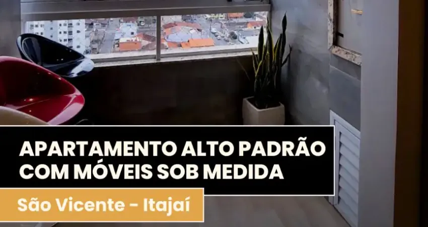 Oportunidade! apartamento alto padrão com móveis sob medida