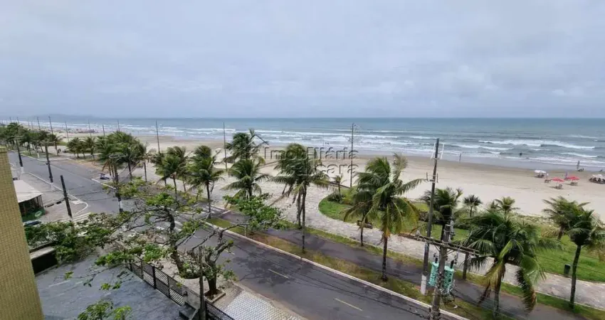 Apartamento 03 dormitórios frente mar! caiçara - praia grande/sp