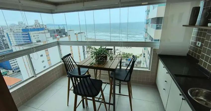 Apartamento novo com 02 dormitórios frente mar, na mirim!!!