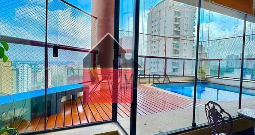 Apartamento à venda, Vila Suzana, São Paulo, SP - PENTHOUSE 11º andar com vista panorâmica, 4 suít